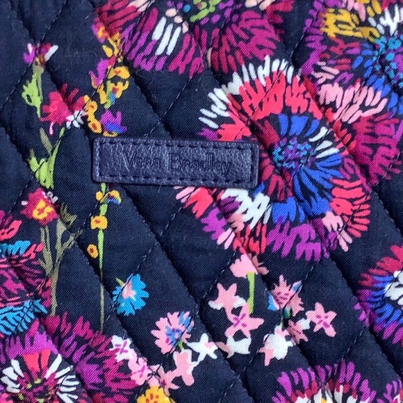 JLN Vera Bradley Tote in Midnight Wildflower. - Picture 6 of 9